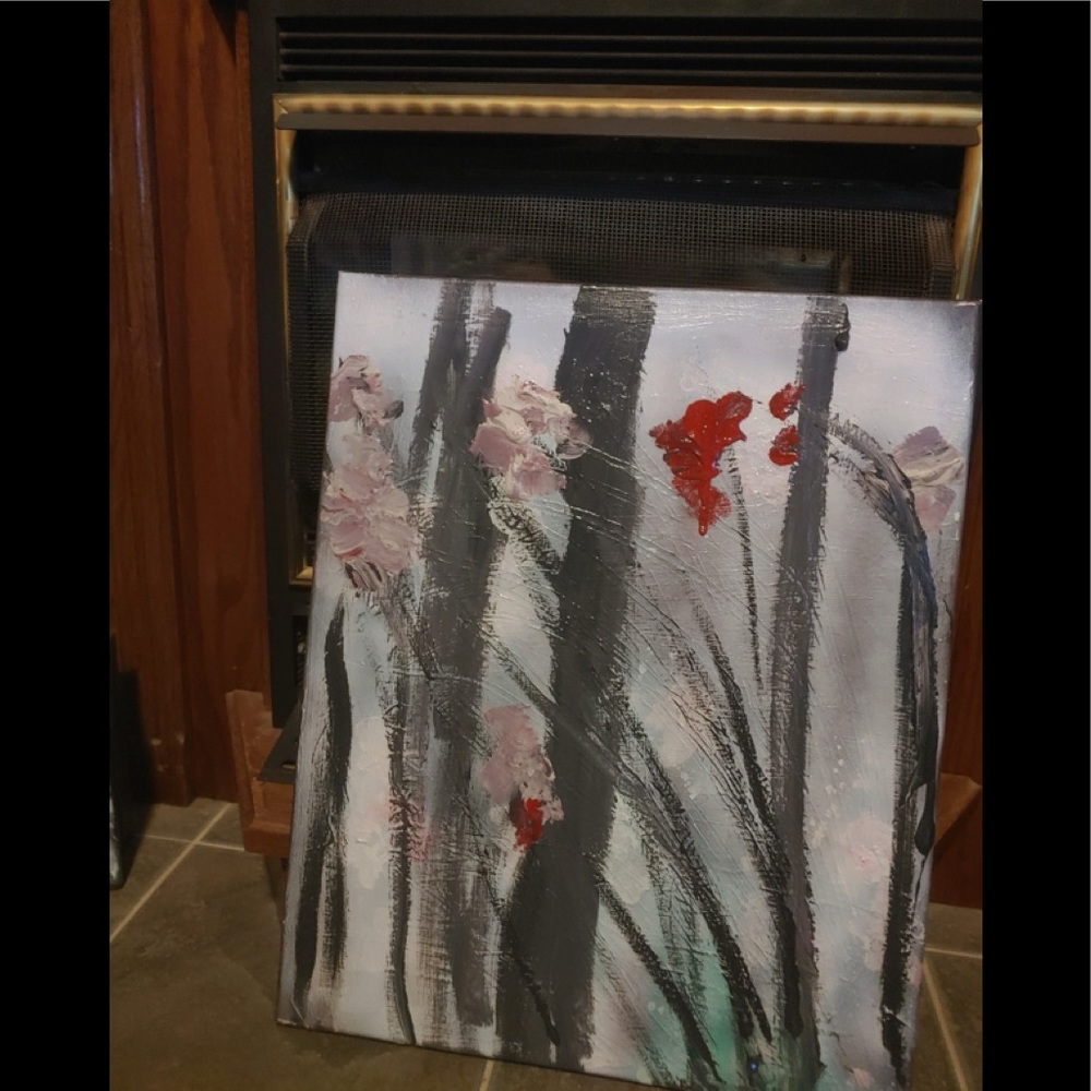 Wall art painted by my mother.